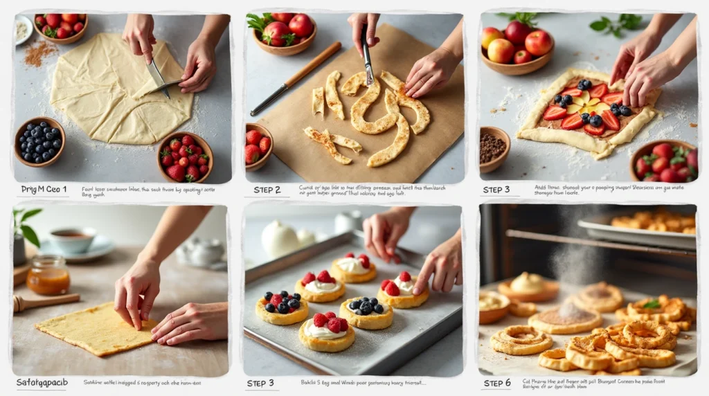 puff pastry desserts with fruit