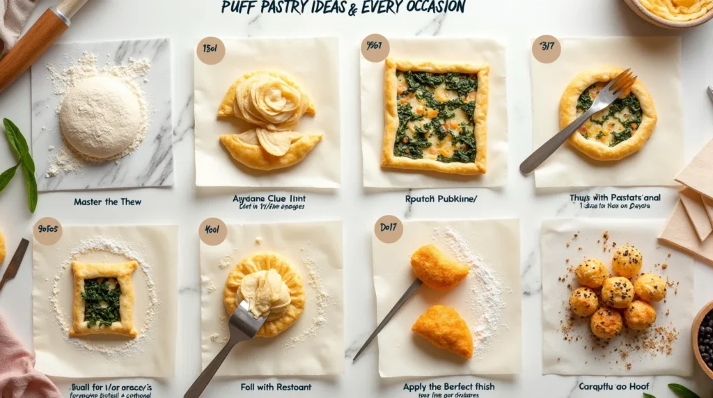 Discover delicious puff pastry ideas that transform store-bought dough into impressive appetizers, main dishes, and desserts.