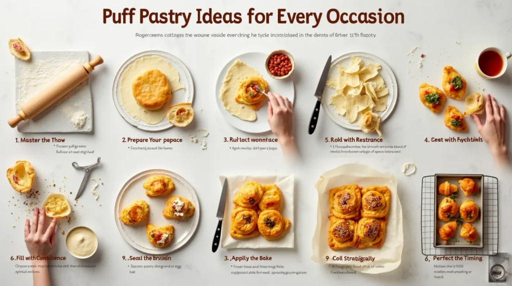 Discover delicious puff pastry ideas that transform store-bought dough into impressive appetizers, main dishes, and desserts.