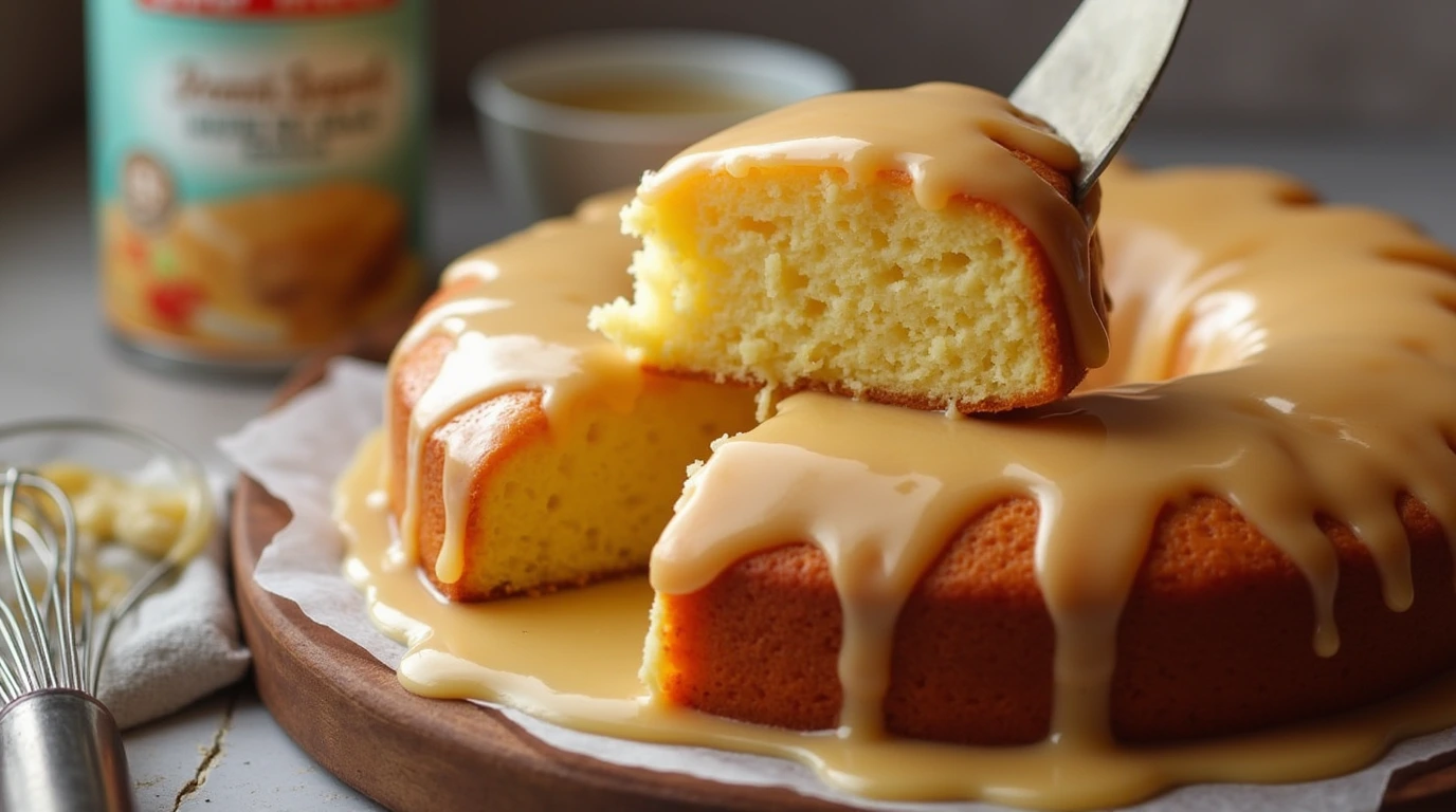 poke cake with condensed milk