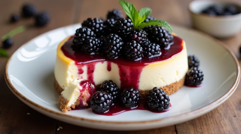 Discover the perfect blend of sweet and tangy with this creamy blackberry cheesecake recipe. Learn how to create a dessert that's sure to impress