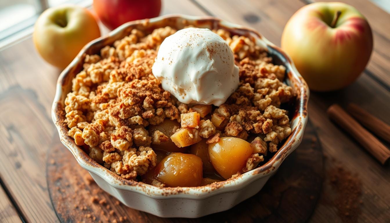 apple crisp recipe without oatmeal