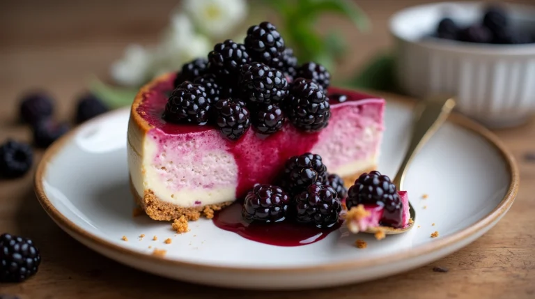 blackberry cheesecake