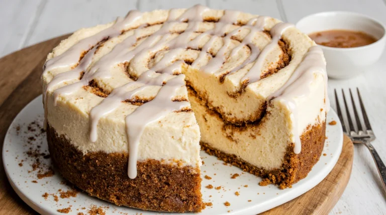 Cinnamon Roll Cheesecake recipe: A Decadent Fusion of Flavors