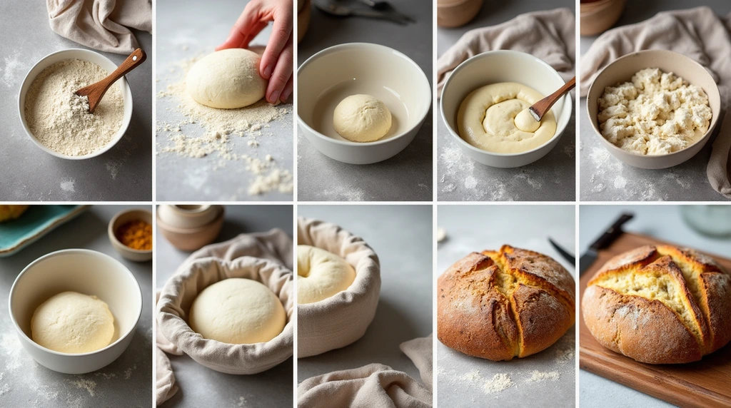 sourdough no knead bread recipe