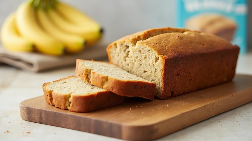 banana bread with cake