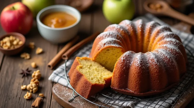How to make a moist and flavorful applesauce cake recipe