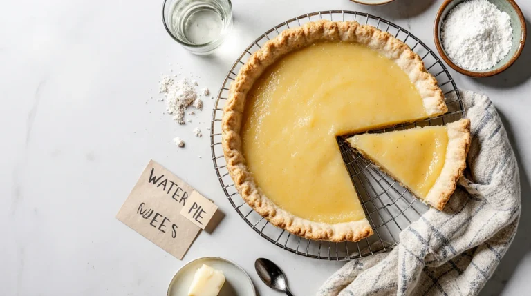 Water Pie recipe : The Refreshing Homemade Dessert You’ll Love