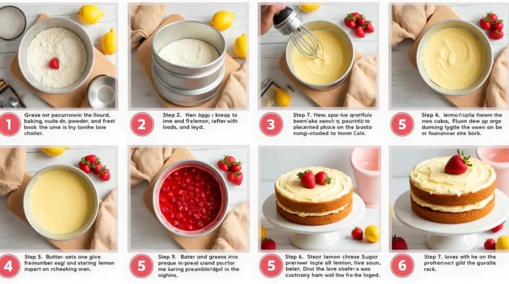 Strawberry Lemon Cake Recipe | Summer Cake Idea | Fruit Cake is the perfect seasonal treat. Learn 5 expert tips for soft texture and fresh flavor.