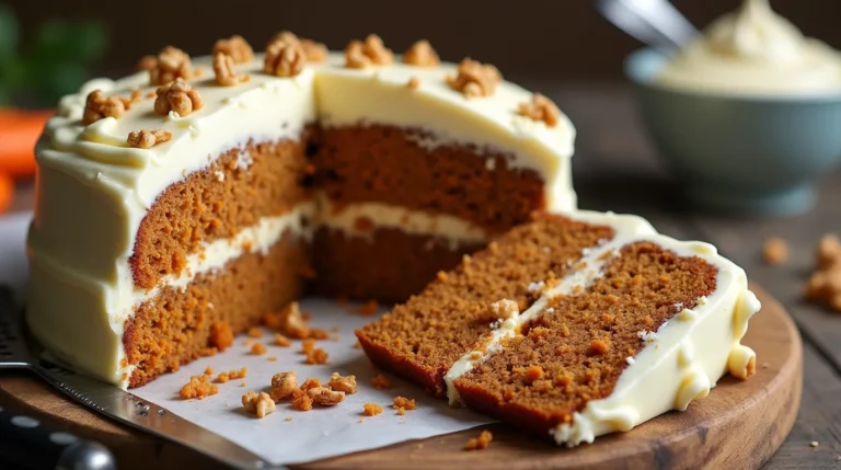 Moist Carrot Cake with Cream Cheese Frosting