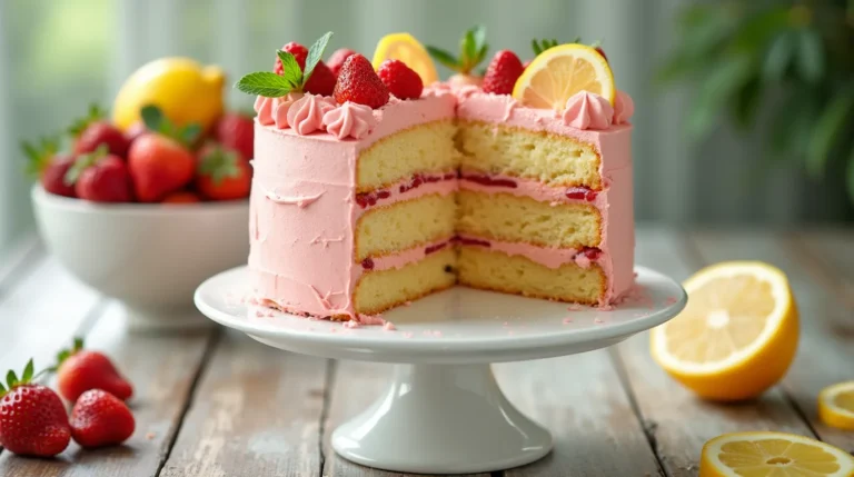Strawberry Lemon Cake