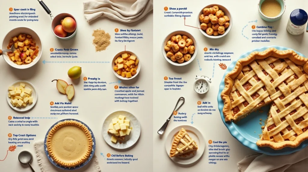 Discover how to make a perfect Pillsbury apple pear pie recipe that combines sweet apples and juicy pears in a flaky crust.