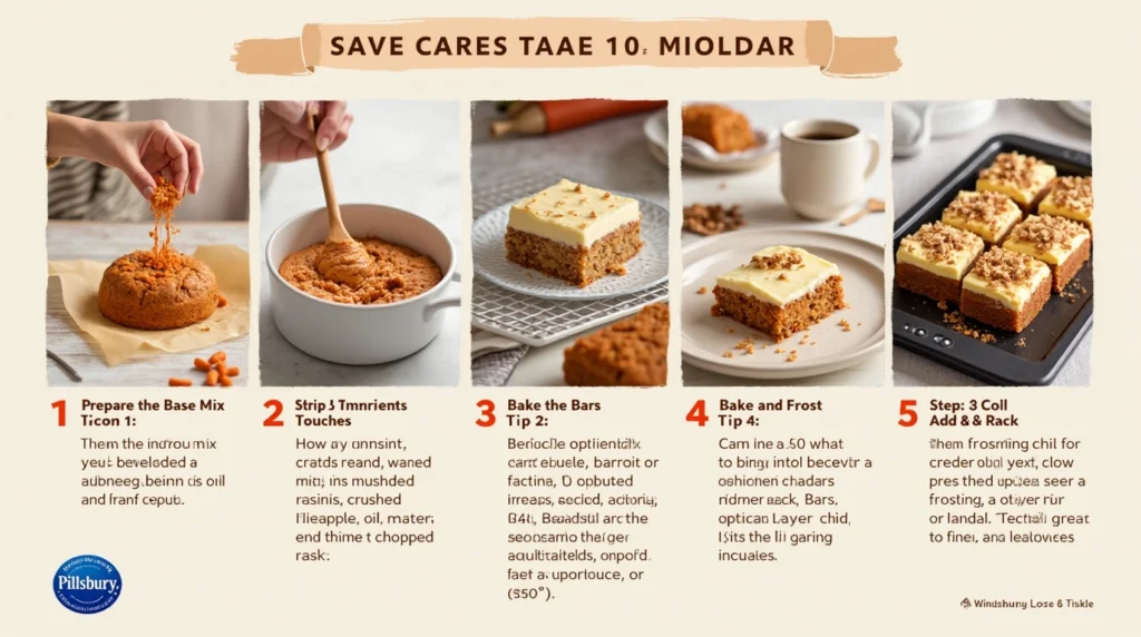Decadent Carrot Cake Bars with Cream Cheese Frosting are rich, moist. Follow 5 easy tips for perfect, melt-in-your-mouth results. Try it today.